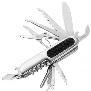 Taschenmesser aus rostfreiem Stahl Carol, Silber