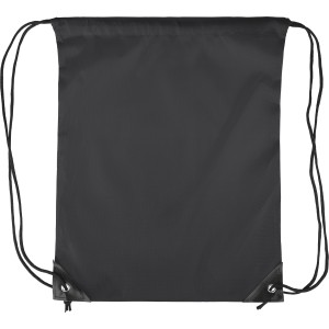 Polyester (210D) drawstring backpack Isolde, black <font size=1>[ENG]</font>