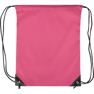 Polyester (210D) drawstring backpack Isolde, pink <font size=1>[ENG]</font>