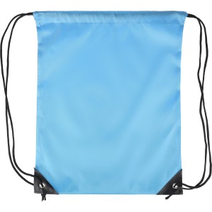 Polyester (210D) drawstring backpack Isolde, light blue <font size=1>[ENG]</font>