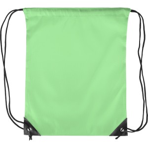 Polyester (210D) drawstring backpack Isolde, light green <font size=1>[ENG]</font>