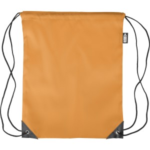 rPET polyester (210D) drawstring backpack Calix, orange <font size=1>[ENG]</font>