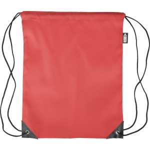 rPET polyester (210D) drawstring backpack Calix, red <font size=1>[ENG]</font>