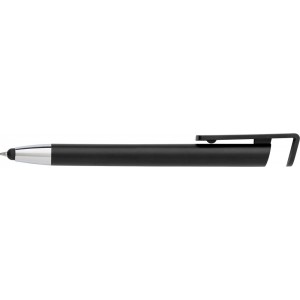 3-in-1Kugelschreiber 'International' aus Kunststoff, Schwarz