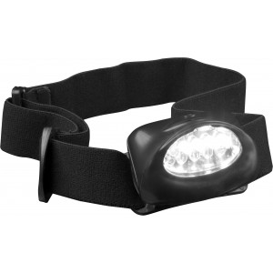 LED-Kopflampe aus Kunststoff Kylie, Schwarz