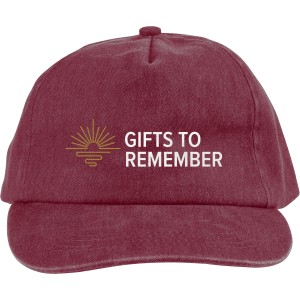 Cotton (240 gsm) cap Liora, burgundy <font size=1>[ENG]</font>