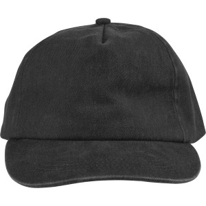 Cotton (240 gsm) cap Liora, black <font size=1>[ENG]</font>
