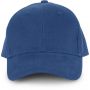 6 PANELS ORGANIC COTTON CAP, Royal Blue