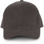 6 PANELS ORGANIC COTTON CAP, Shale Grey