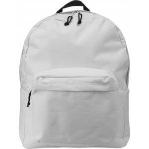 Rucksack aus Polyester Livia, Wei