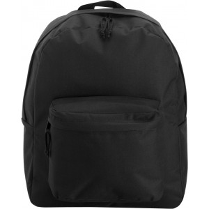 Rucksack aus Polyester Livia, Schwarz