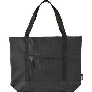 rPET polyester (600D) tote bag Lumi, black <font size=1>[ENG]</font>