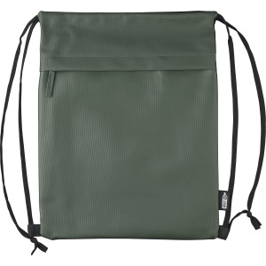 rPET polyester (600D) drawstring backpack Auri, green <font size=1>[ENG]</font>