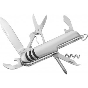 Taschenmesser aus rostfreiem Stahl Aiden, Silber