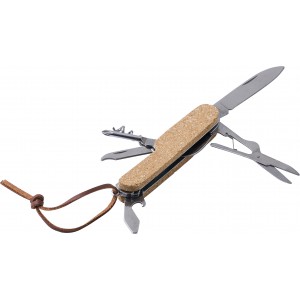 Kork-Taschenmesser Kellan, Braun