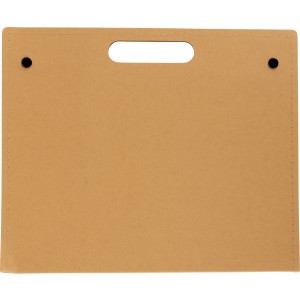 Schreibmappe aus Karton Keisha, Braun