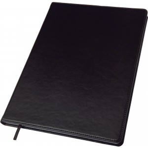 Notizbuch aus PU Georgie, Schwarz