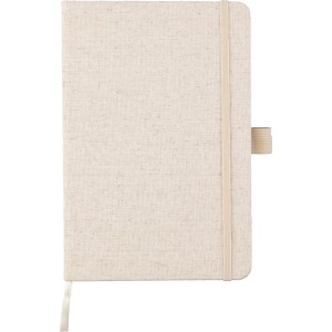 Hanf-Notizbuch A5 Barbara, Khaki