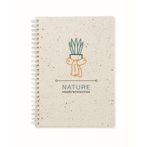 A5 seed paper cover notebook (Unbekannt)