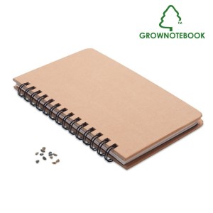 A5 Pine tree GROWNOTEBOOK<sup>™</sup>, Beige <font size=1>[ENG]</font>