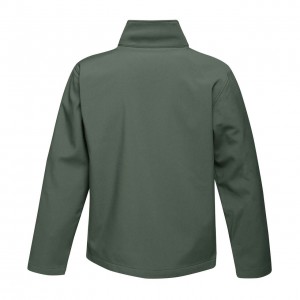 ABLAZE MEN'S PRINTABLE SOFTSHELL, Dk Spruce/Black (Jackets)