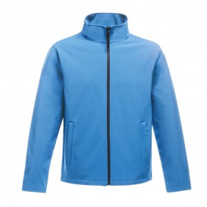 ABLAZE MEN'S PRINTABLE SOFTSHELL, French Blue/Navy (Jackets)