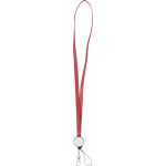 ABS 2-in-1 lanyard, Red (8987-08)