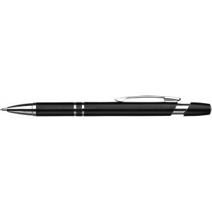 ABS ballpen Greyson, black (Plastic pen)