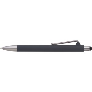 ABS ballpen Hendrix, grey (Plastic pen)