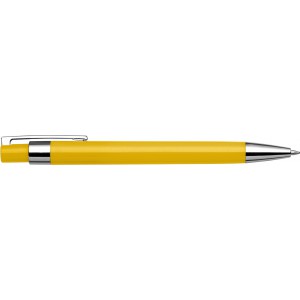 ABS ballpen Jarod, yellow (Plastic pen)