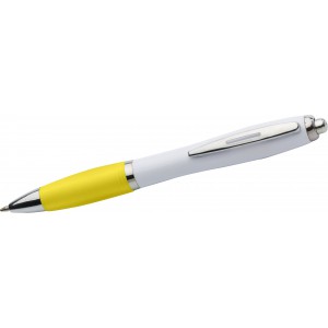 ABS ballpen Swansea, yellow (Plastic pen)