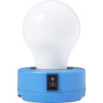ABS Bulb light with on/off-switch, cobalt blue (7761-23)