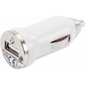 ABS car power adapter Emmie, white (Car accesories)