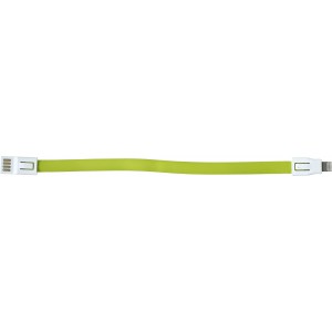 ABS charging cable Pierre, lime (Eletronics cables, adapters)