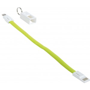 ABS charging cable Pierre, lime (Eletronics cables, adapters)