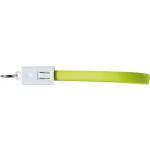 ABS charging cable Pierre, lime (8527-19)