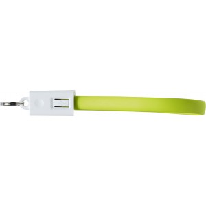 ABS charging cable Pierre, lime (Eletronics cables, adapters)