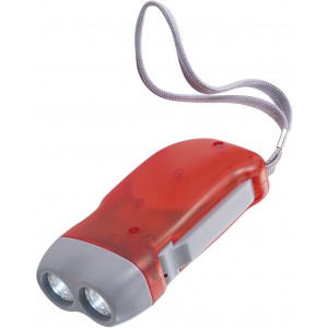 ABS dynamo torch Tristan, red (Lamps)