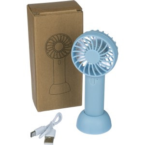 ABS electric hand fan Oren, light blue (Ventilatoren)