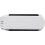 ABS hair brush with mirror Meghan, white (1503-02)