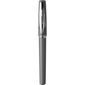 ABS ink pen Karin, grey (Plastic pen)