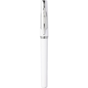 ABS ink pen Karin, white (Plastic pen)