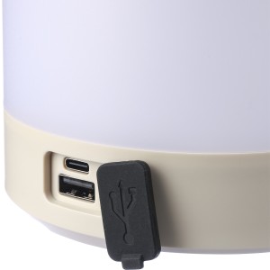 ABS multifunctional light Araminta, white (Picknick, Camping, Grillen)