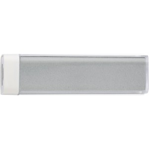 ABS power bank Nia, silver (Powerbanks)