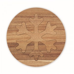 Acacia wooden pot holders set, Wood (Wood kitchen equipments)