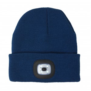 Acrylic beanie Vivian, blue (Hats)