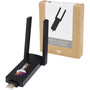 ADAPT single band Wi-Fi extender, Solid black (Eletronics cables, adapters)