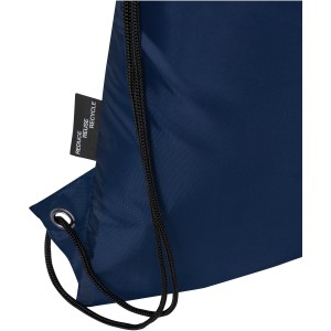 Adventure recycled insulated drawstring bag 9L, Navy (Backpacks)