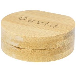 Afrodit bamboo pocket mirror, Natural (Toiletry mirrors)