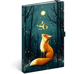 Agenda / notesz Fox 2026, 13 x 21 cm <font size=1>[ENG]</font>